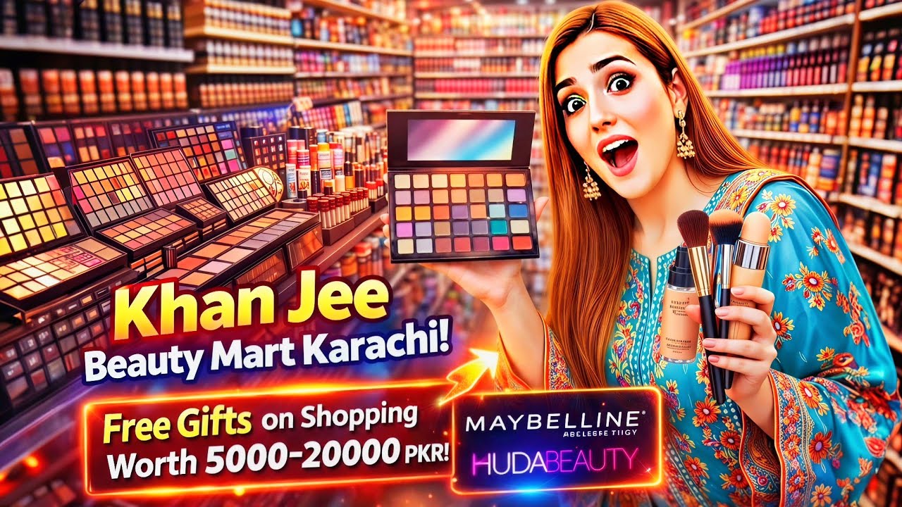 Wholesale Cosmetics in Karachi? | Khan Jee Beauty Mart Review | Makeup & Cosmetics Vlog 