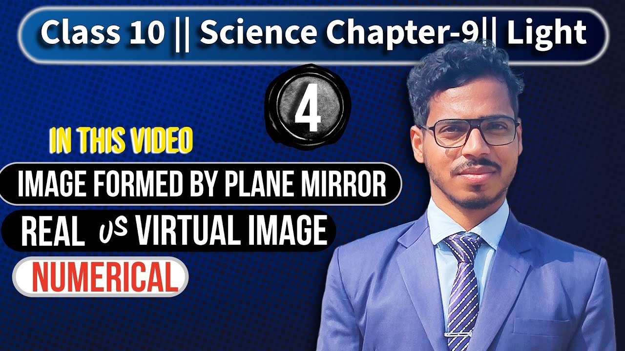 Reflection of Light: Real & Virtual Images, Plane Mirror Properties + Solved Numericals