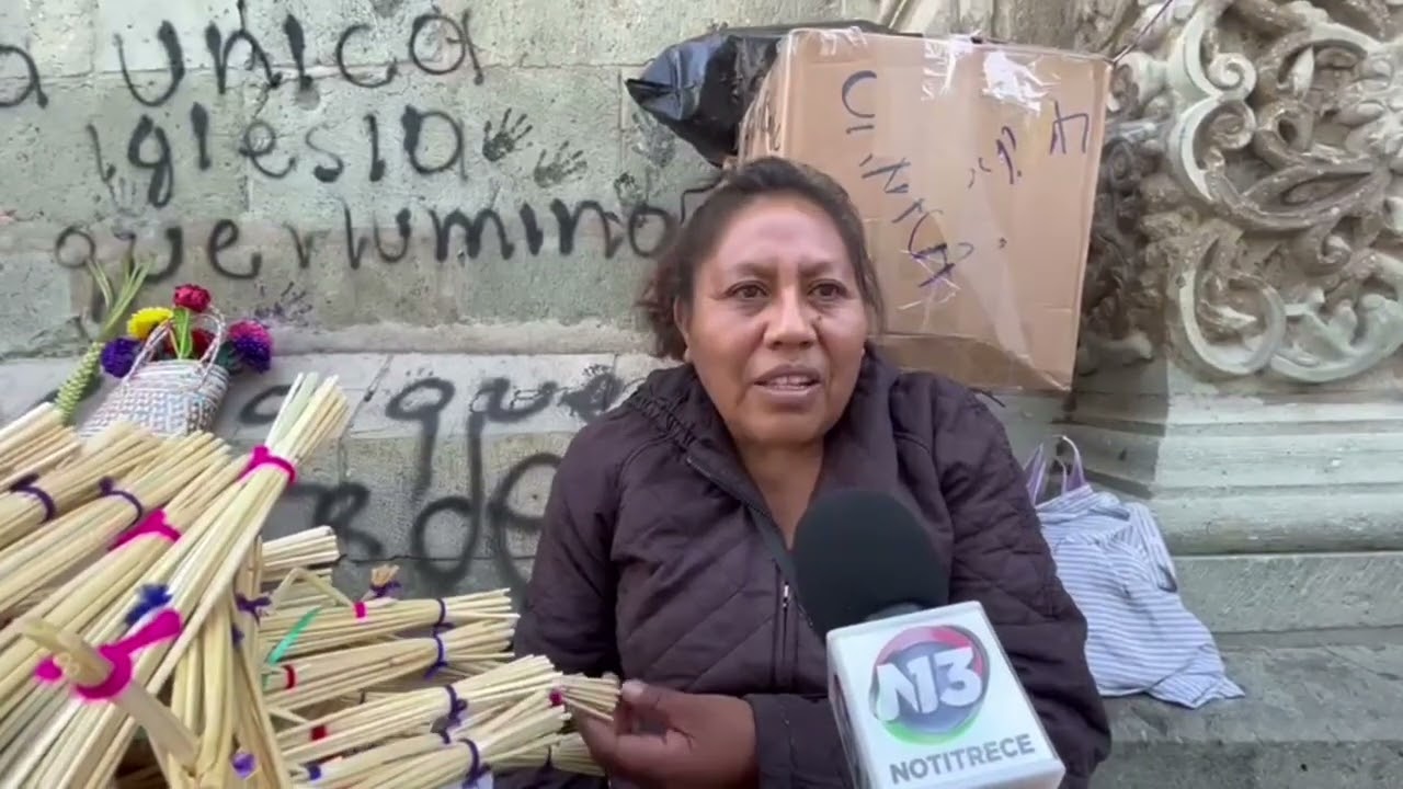 Inició la venta de productos de palma para el domingo de ramos
