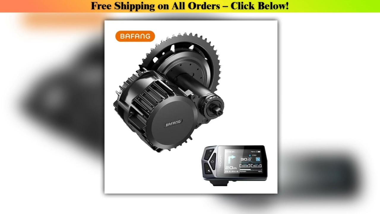 Bafang BBS02 48V 750W Mid Drive Motor Electric Bike Conversion Kit BBS02B 36V 350W 500W for