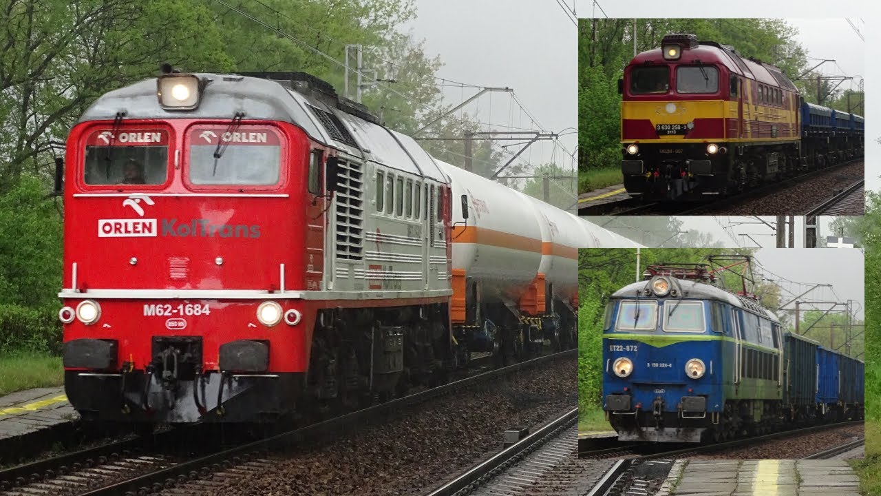 Deszczowa Magistrala Węglowa - M62-1684 Orlenu z gaz&oacute;wkami, M62M-007 Rail Polska z radwanami i inni