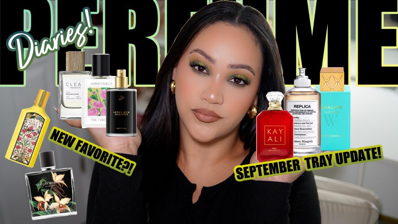 PERFUME DIARIES! 📒SEPTEMBER PERFUME TRAY UPDATE! UPDATES + PERFUME TALK | AMY GLAM ✨