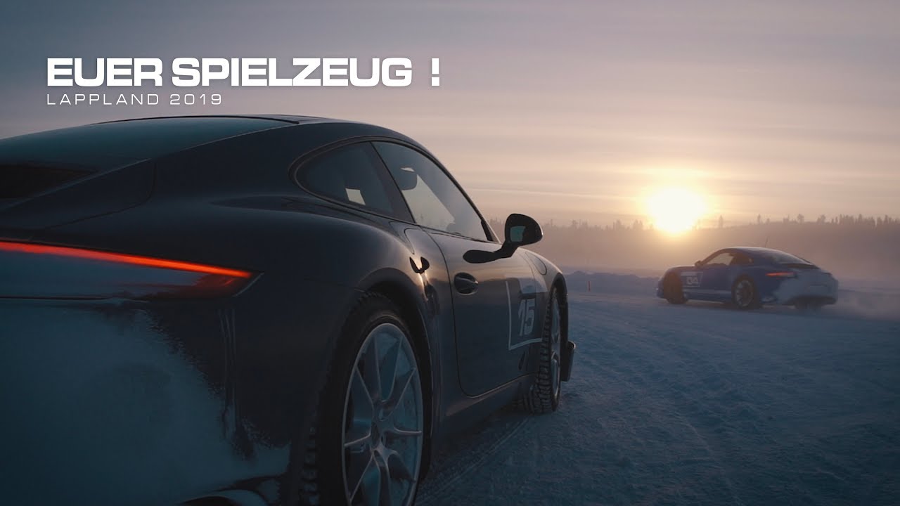Porsche drifting on Ice - VLOG 09 Euer Spielzeug - LAPPLAND EXPERIENCE
