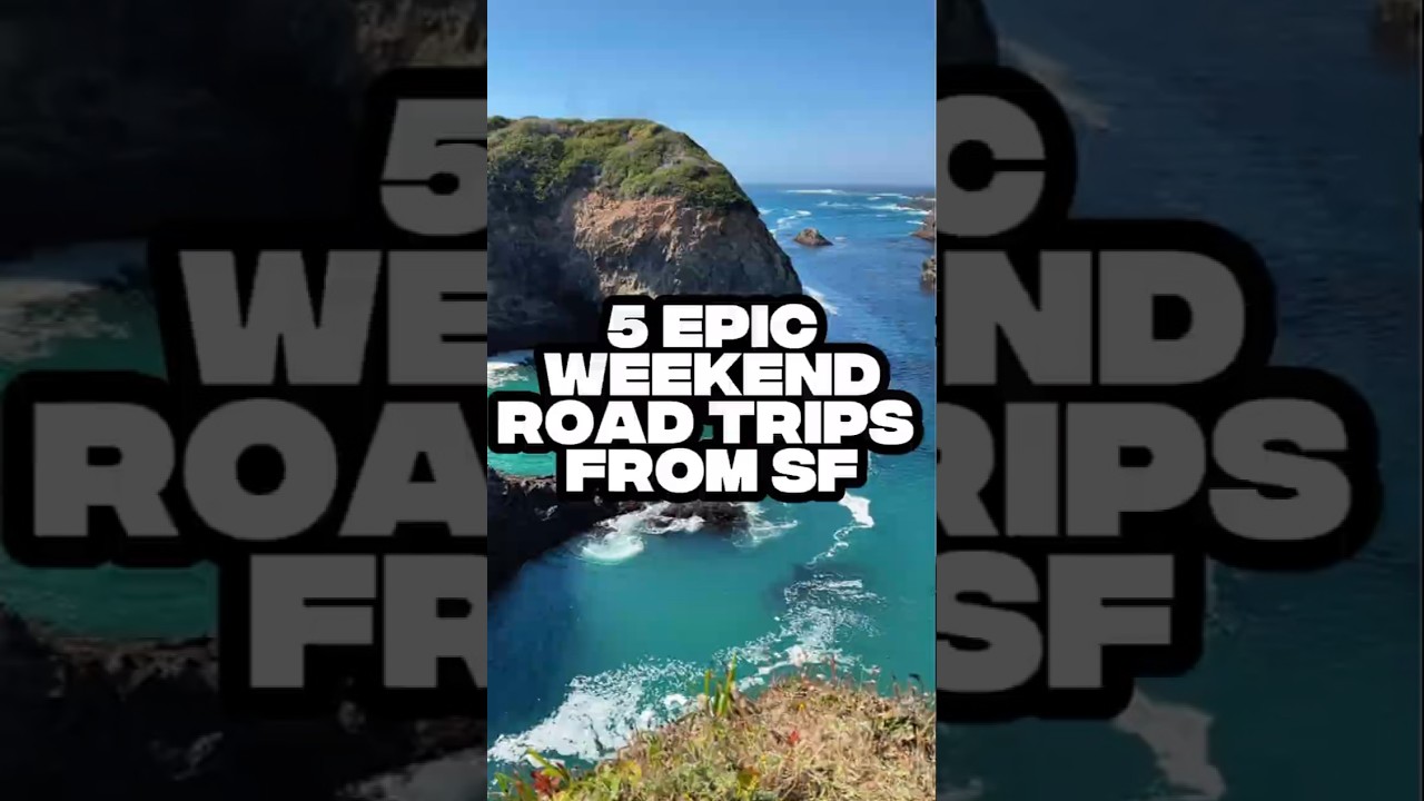 5 Stunning Weekend Road Trips from San Francisco 🚗 #visitcalifornia  #bigtrip #travelbucketlist