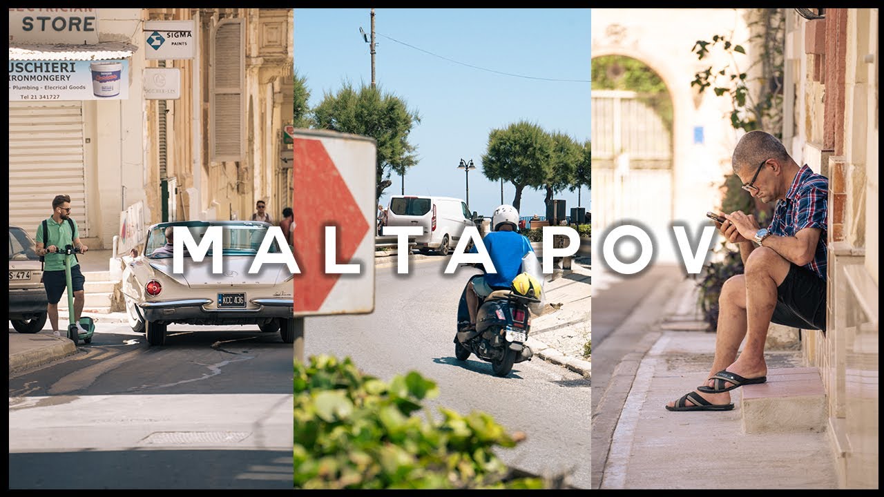 Malta Street Photography Gives Big Vice City Vibes! [POV] | SONY A7III