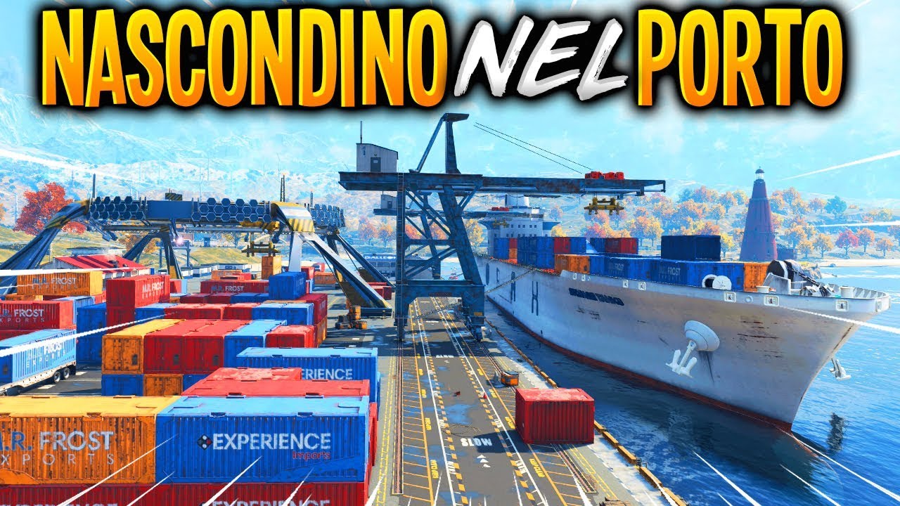 NASCONDINO NEL PORTO GIGANTE DI BLACKOUT! [MINIGIOCO BO4]