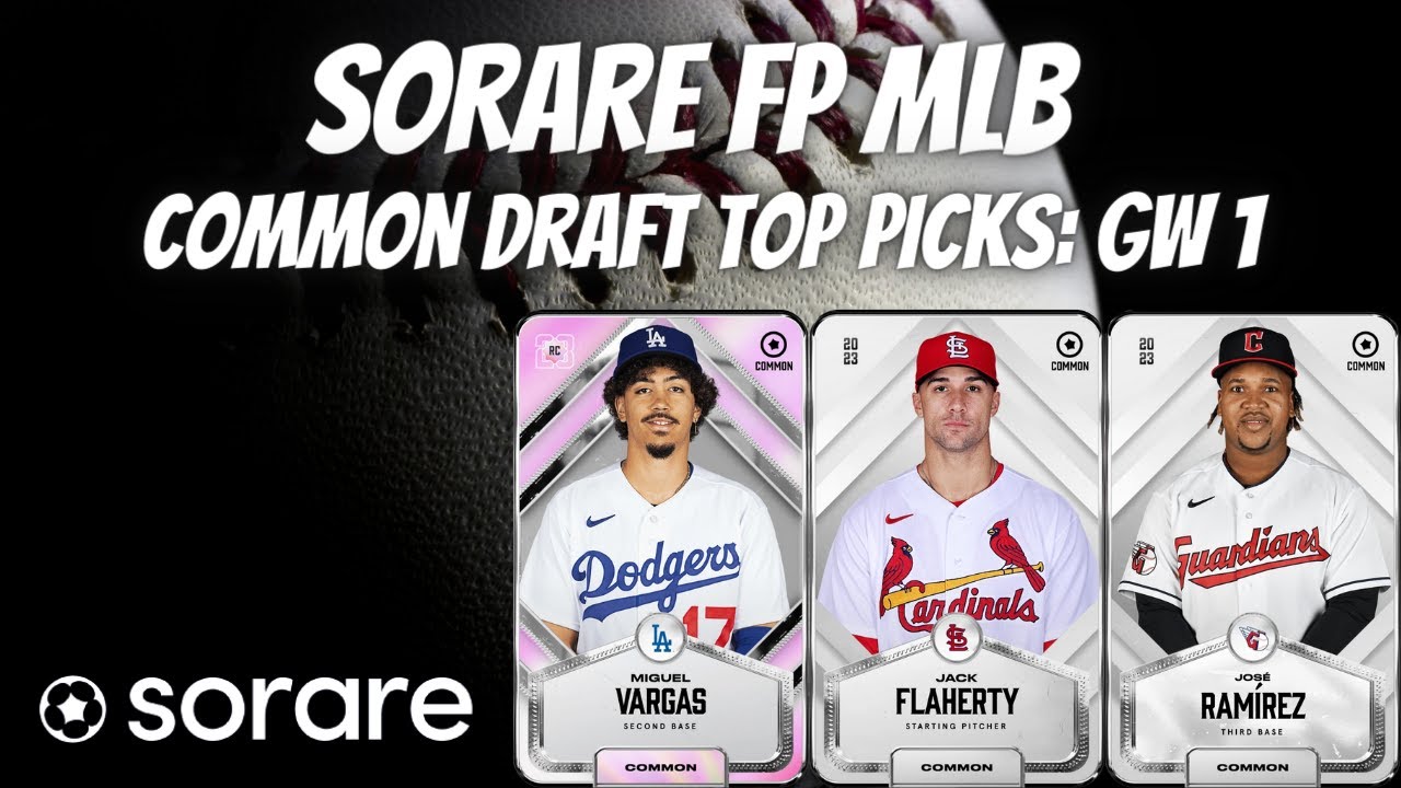 SorareMLB Common Draft Top Picks GW 1 - WIN A CRONENWORTH LIMITED