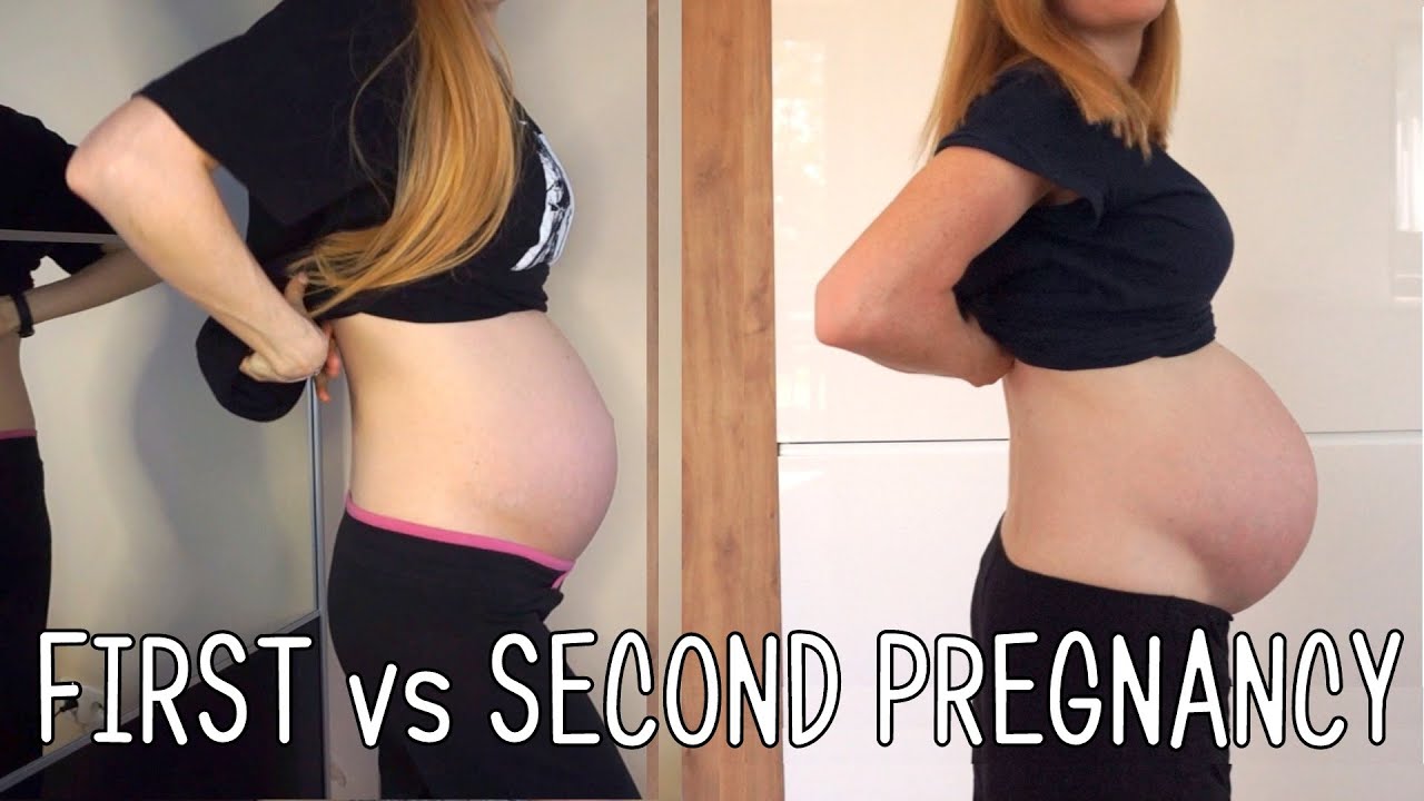 PREGNANCY TRANSFORMATION | FIRST VS SECOND PREGNANCY | Porównanie pierwszej i drugiej ciąży 👶
