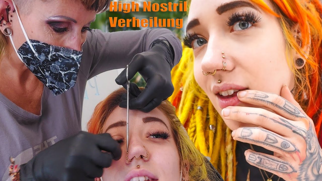 High Nostril Verheilung | Nasenpiercing Nr. 7 & 8 💉