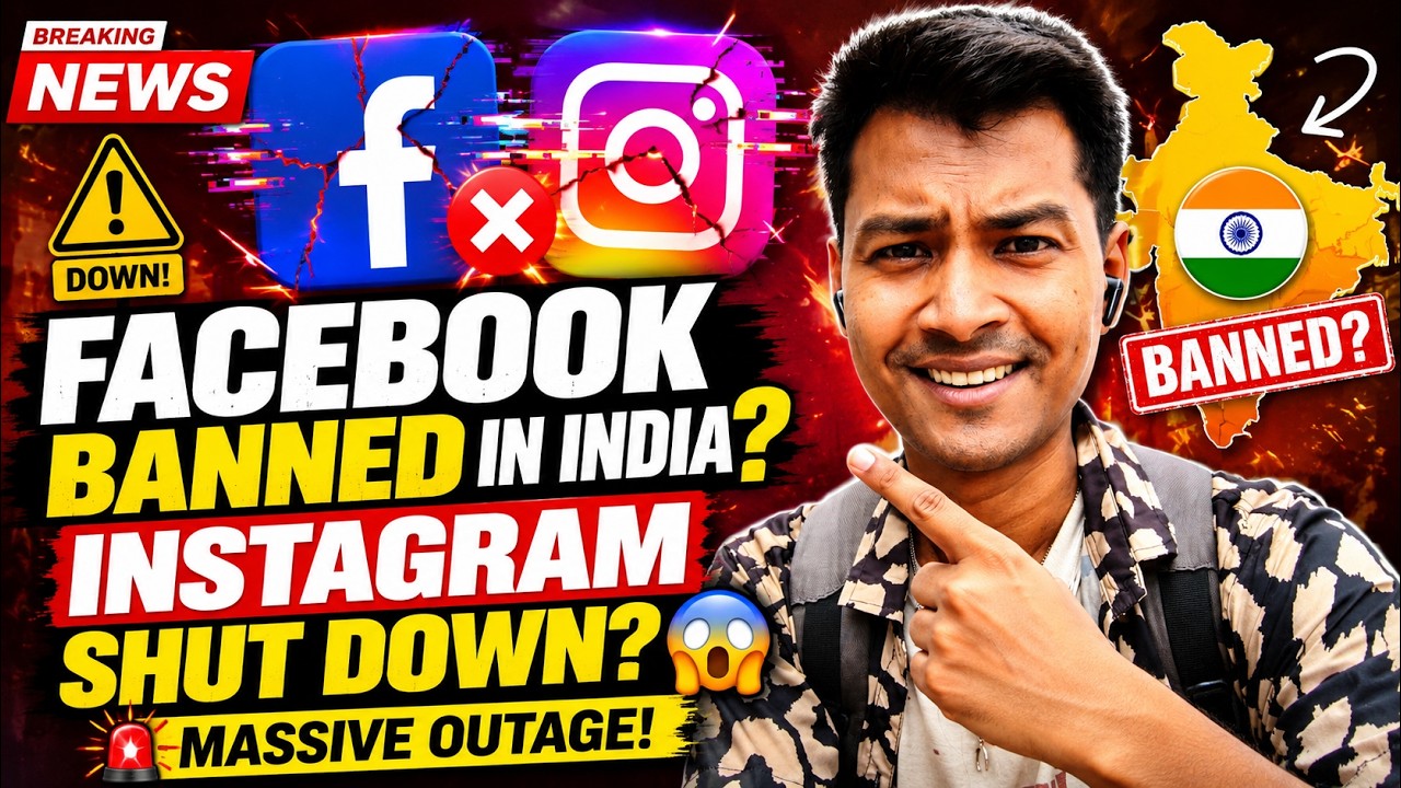 😳 Millions Can't Access Facebook & Instagram Right Now!  Facebook  Down Instagram Down