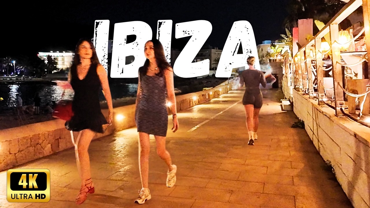 IBIZA NIGHTLIFE 🇪🇸 San Antonio [ 4K ] Night Walk, Spain 2024