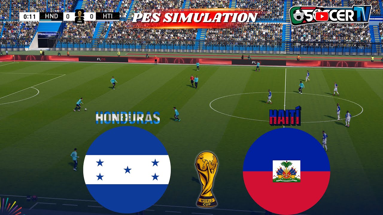 Haiti vs Honduras - CONCACAF Clash | Full Match Simulation | PES 21 (PC) Gameplay