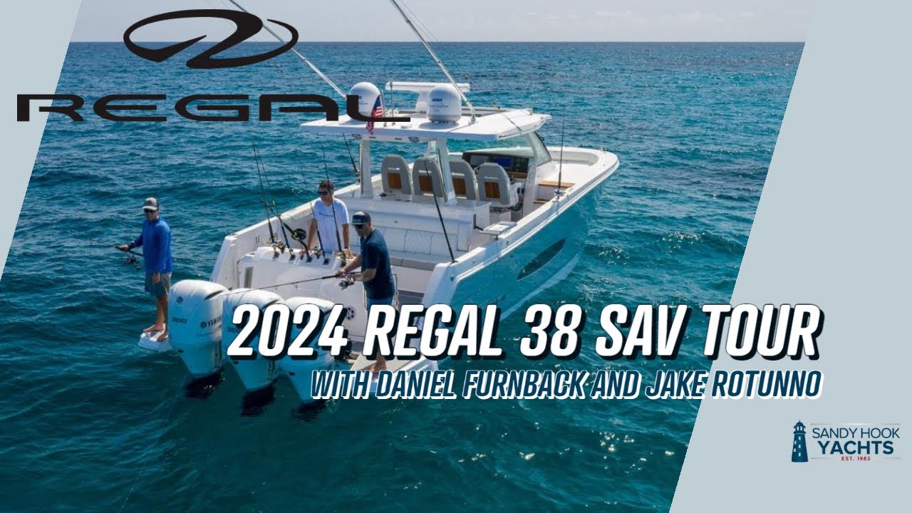 Boat Tour of the ALL NEW 2024 Regal 38 SAV | Sandy Hook Yachts