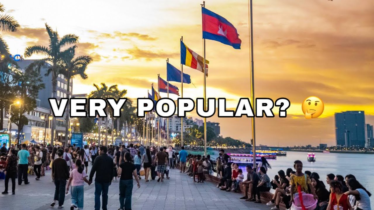 Phnom Penh Walking Tour 🇰🇭 | Real Street Life, Markets & Riverside Views