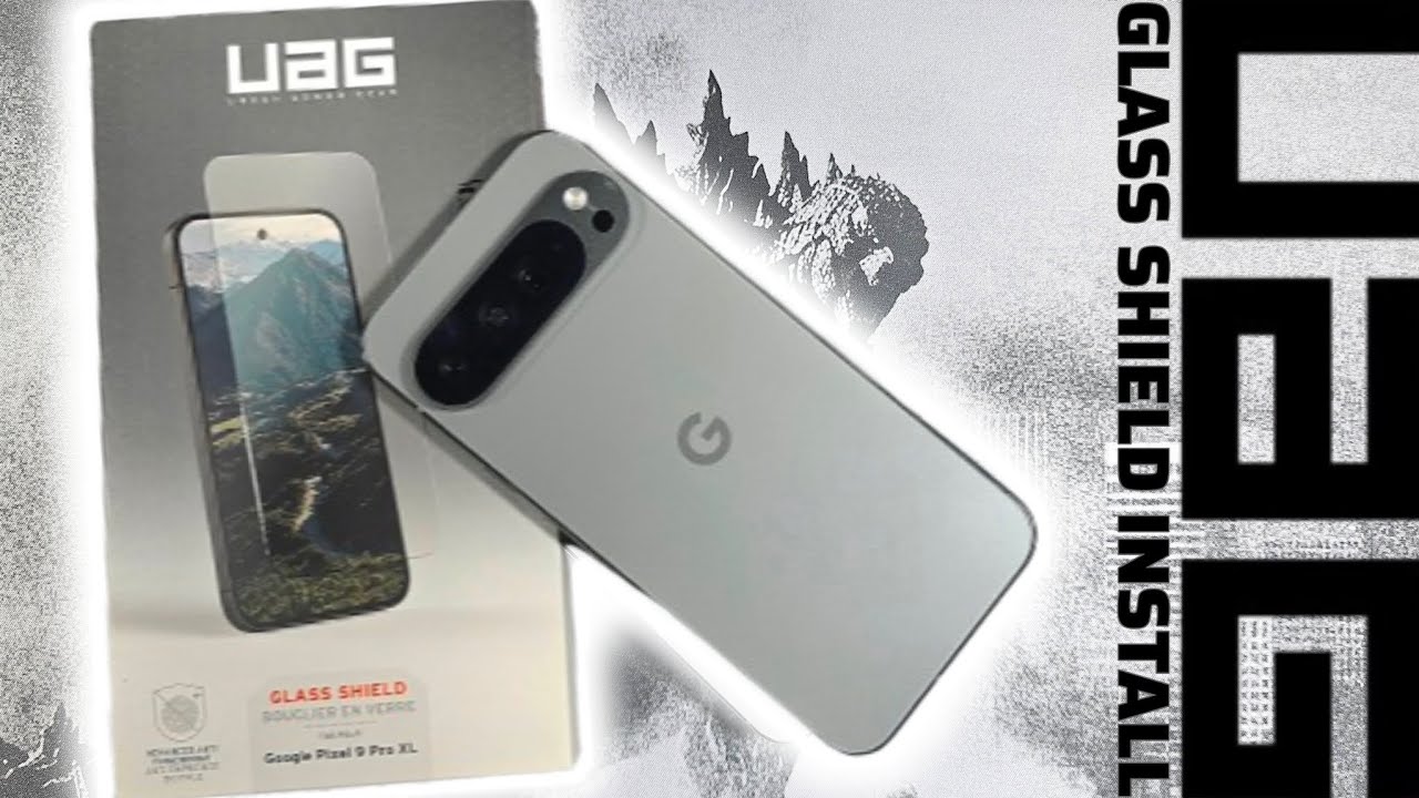 Google Pixel 9 Pro XL  UAG Glass Shield Screen Protector Install & Review
