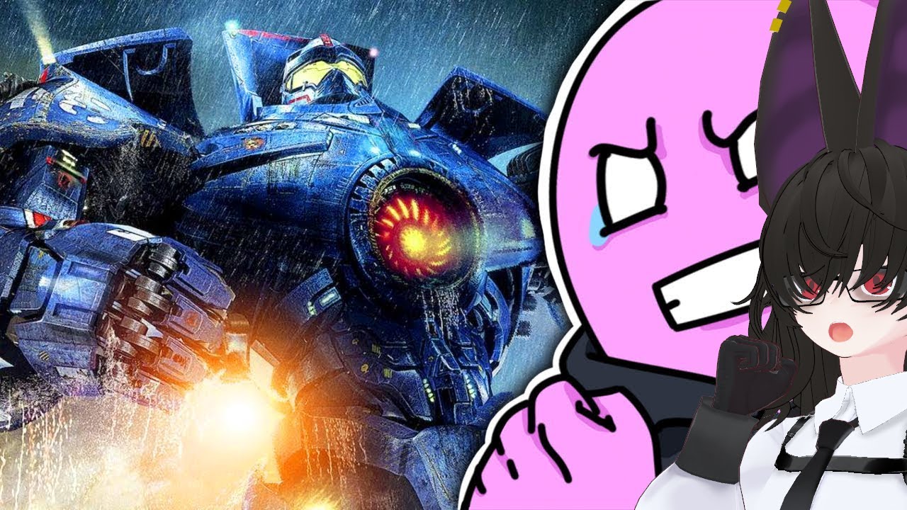 VTUBER reacciona a LA MEJOR pelicula de ROBOTS contra MONSTRUOS de toda la vida Titanes del Pacifico