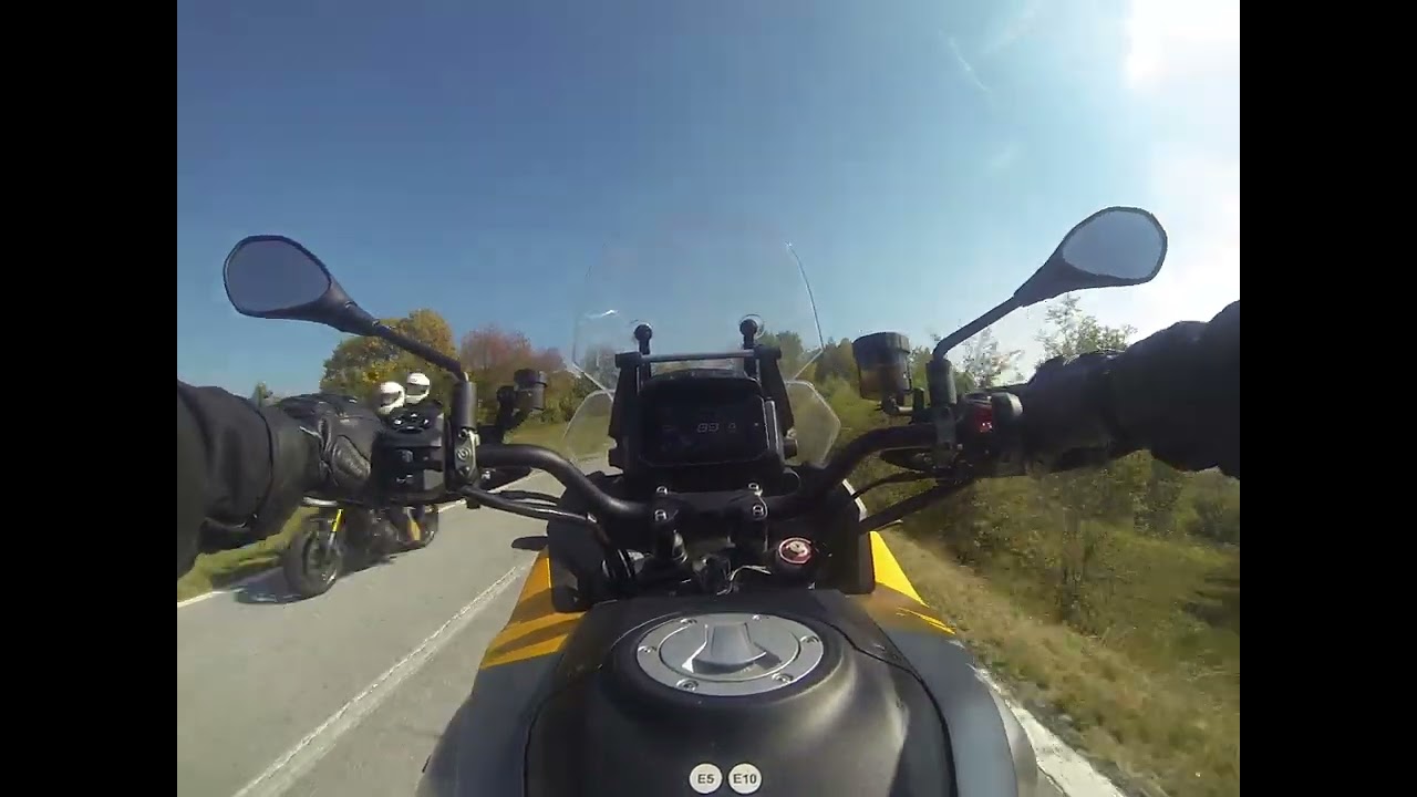 Moto Guzzi Stelvio V100. Engine Sound.