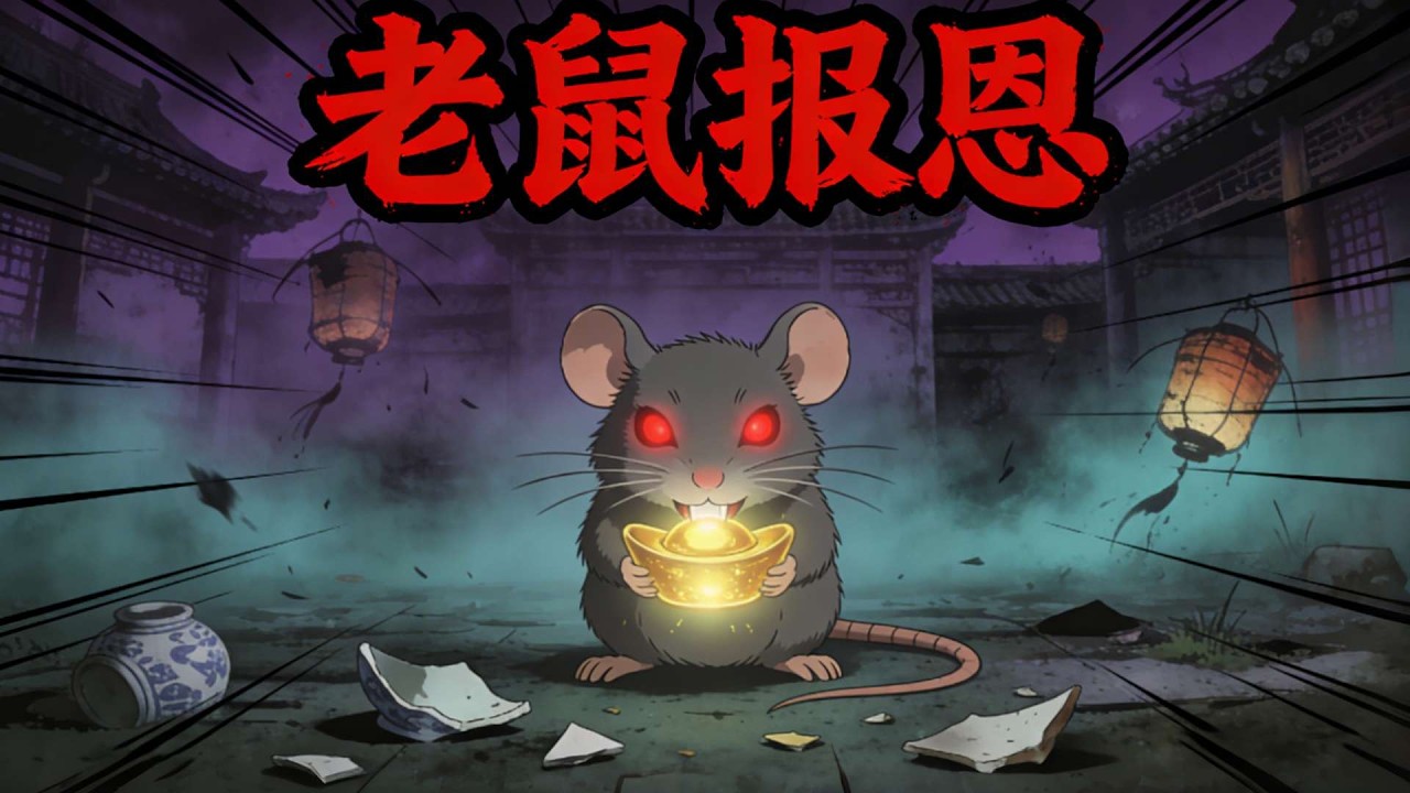 民间故事：老鼠报恩...#奇聞異事 #民間故事 #動漫