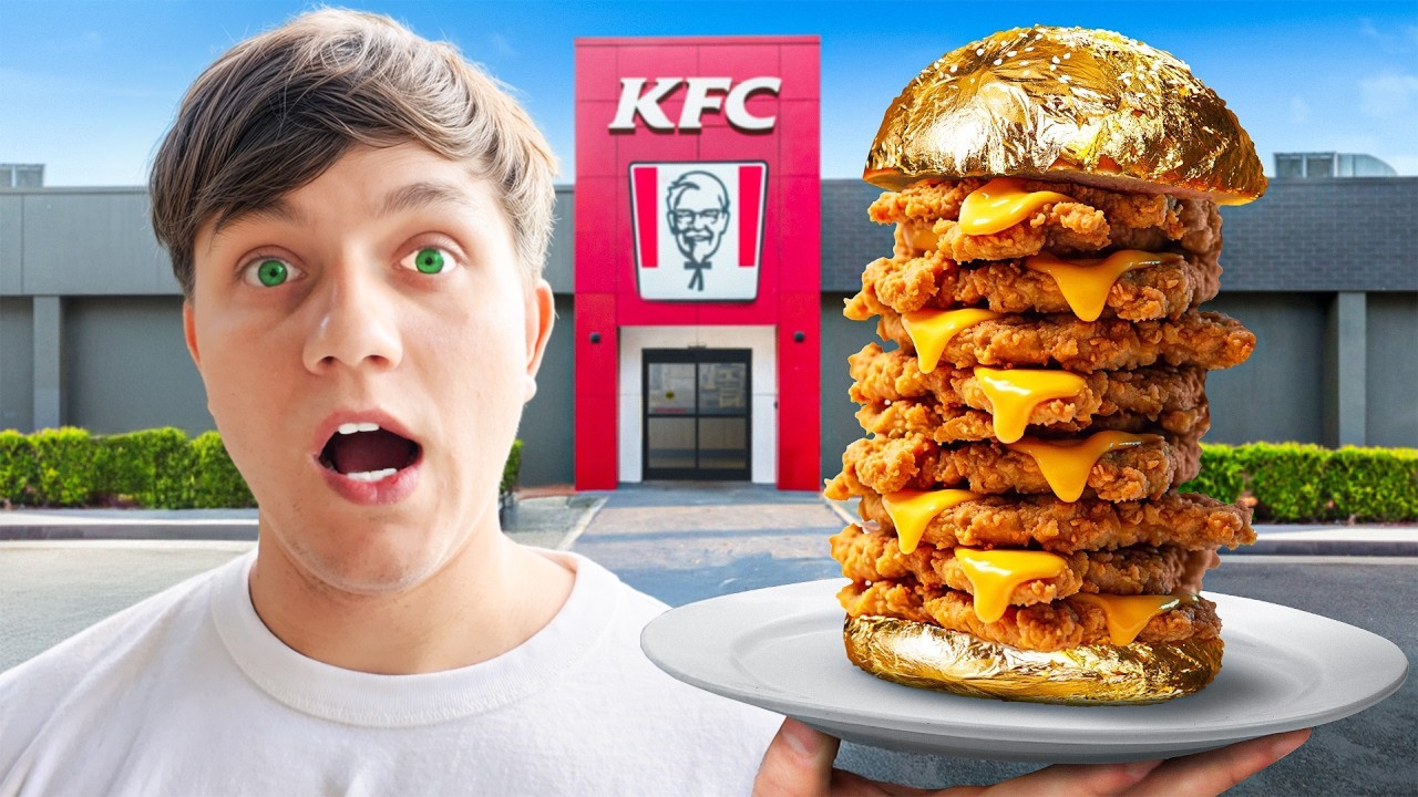 ZKOUŠÍME NEJDRAŽŠÍ JÍDLA VE FASTFOODŮ!