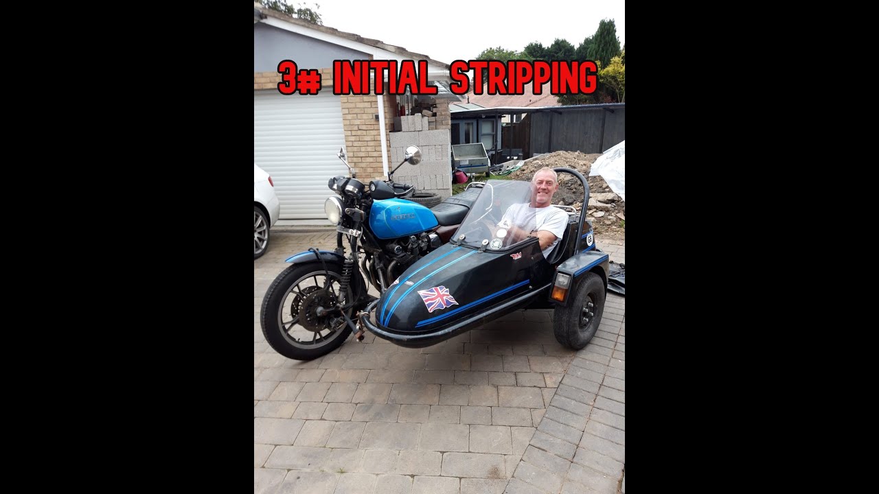 3# initial Stripping 1983 Suzuki GS1000G Watsonian Squire sidecar