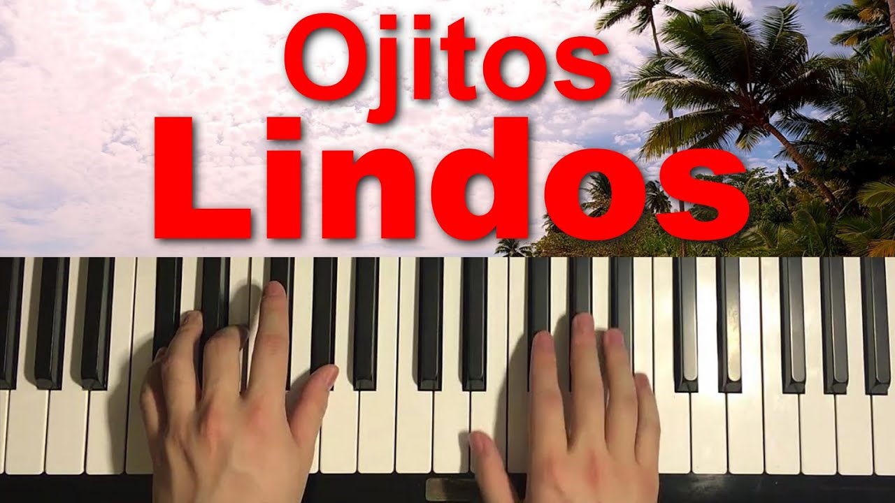Bad Bunny - Ojitos Lindos (Piano Tutorial Lesson)