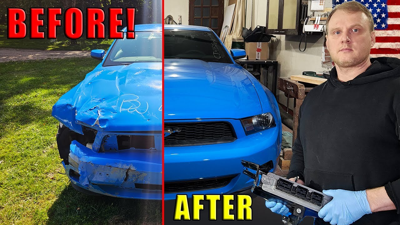 LET'S FINISH FORD MUSTANG AFTER FRONT COLLISION | PART 5