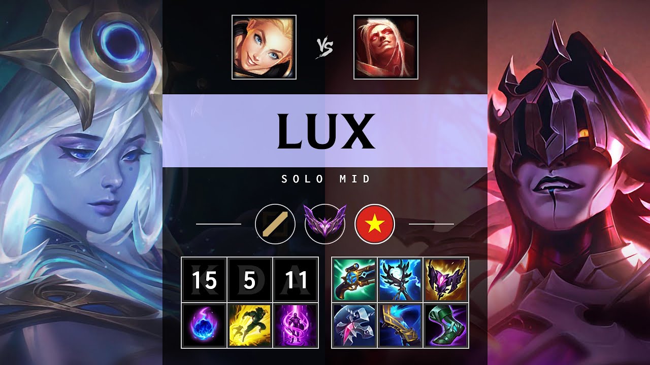 Lux Mid vs Vladimir: Legendary - VN Master Patch 14.24