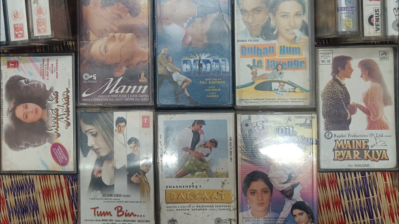 Audio cassettes for #sale Rs-100 per piece | #song #music #90s 