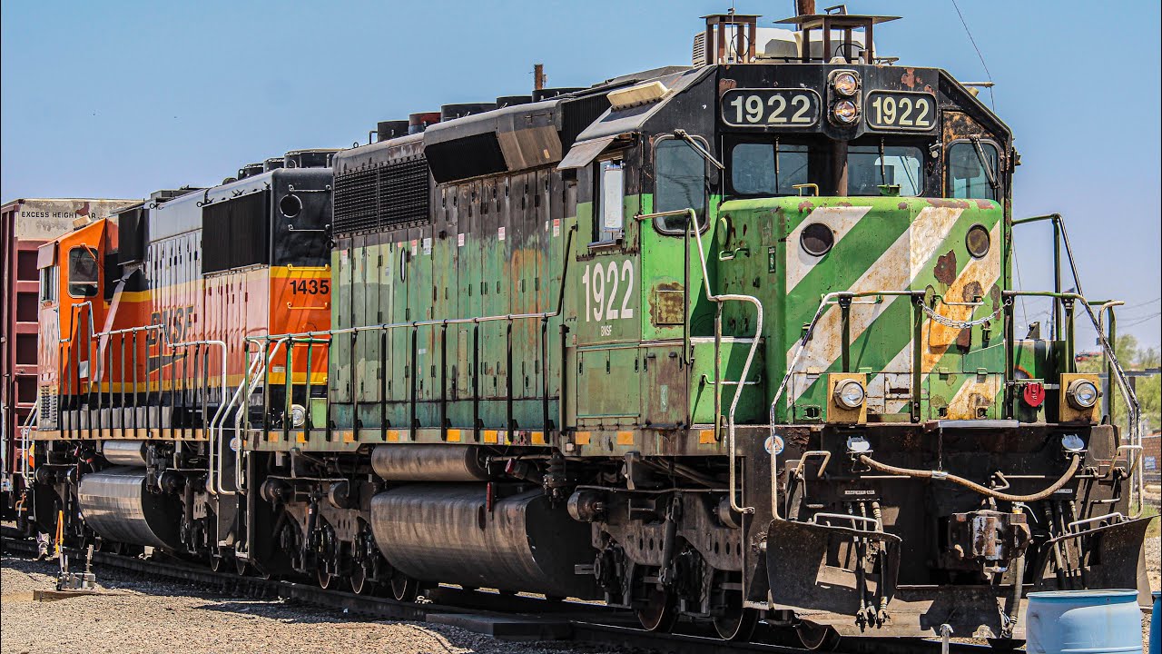 Specials all around! Taking a tour and look around BNSF Mobest’s engine yard ft. BN, SD60M, and MORE