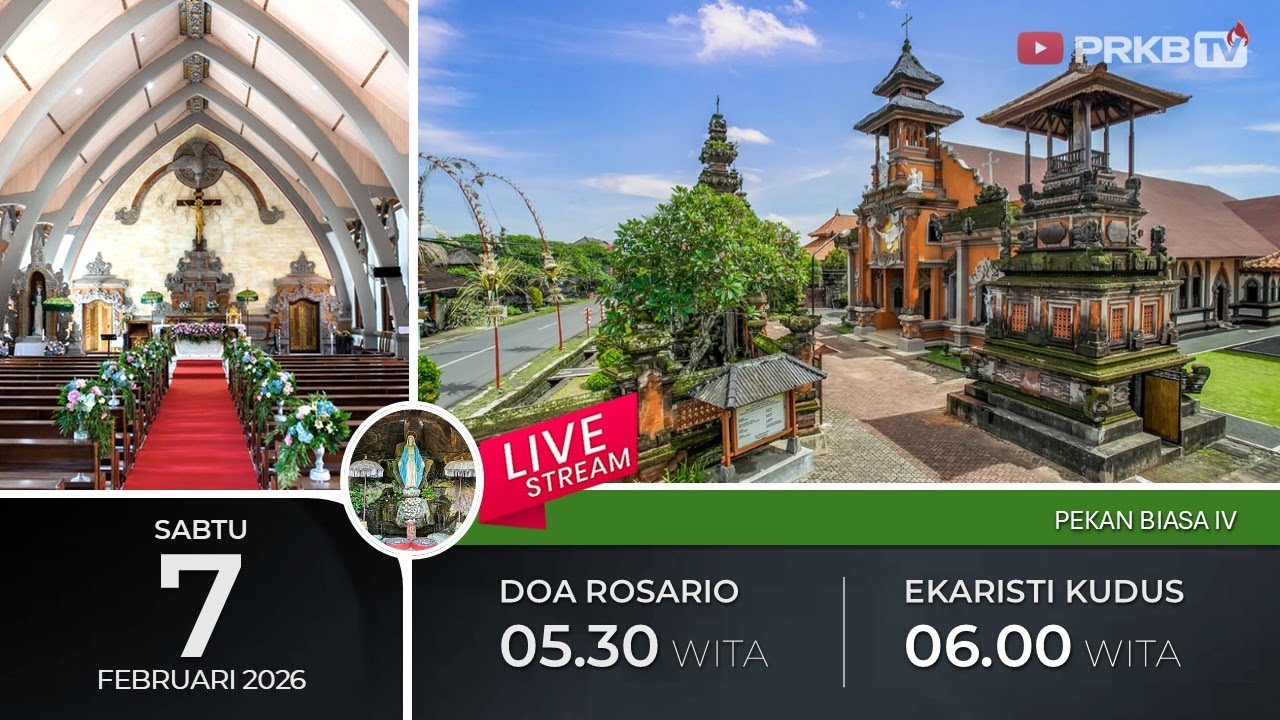 LIVE DOA ROSARIO & EKARISTI KUDUS,  7/2/26 05.30 WITA