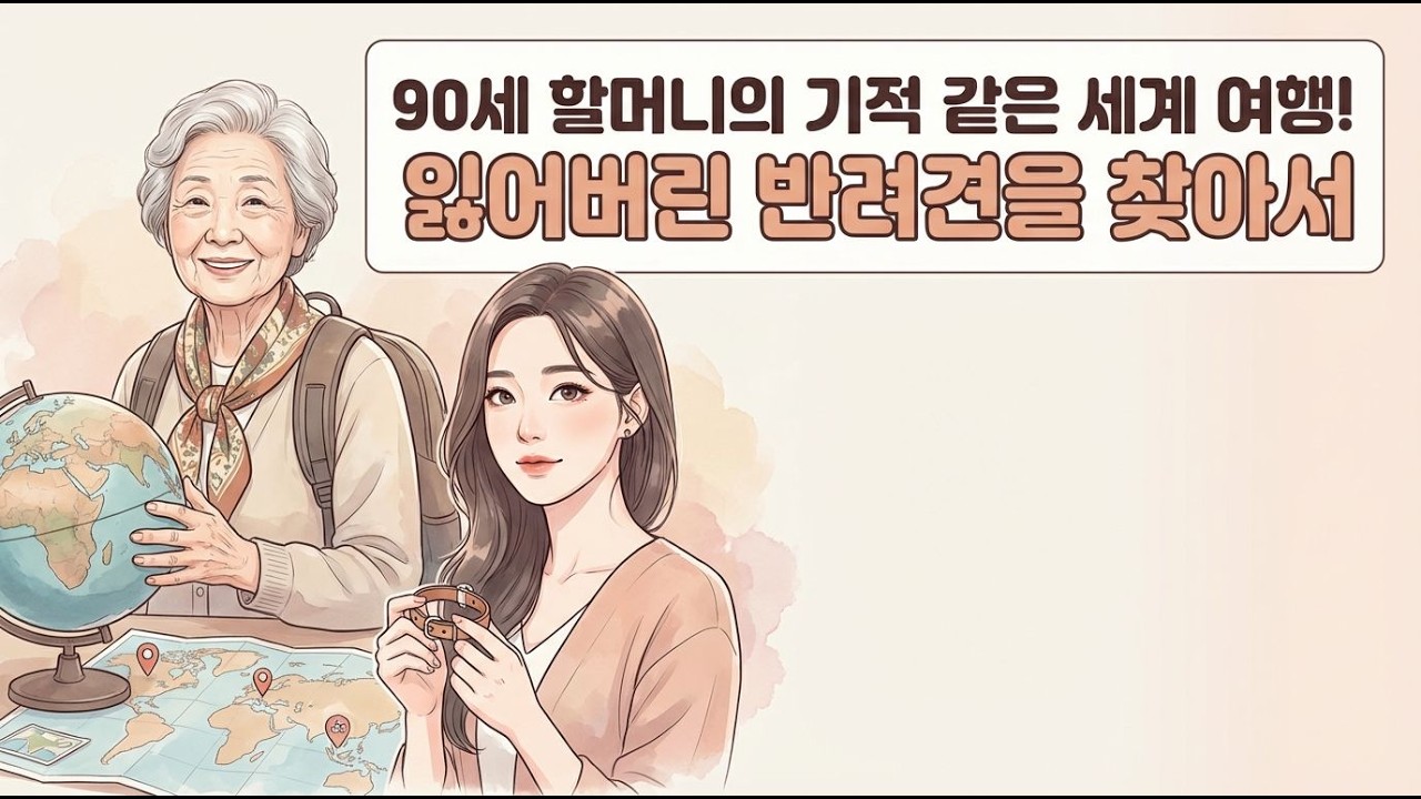 아흔 살 할머니, 반려견을 찾아 해외로 떠난 사연은?