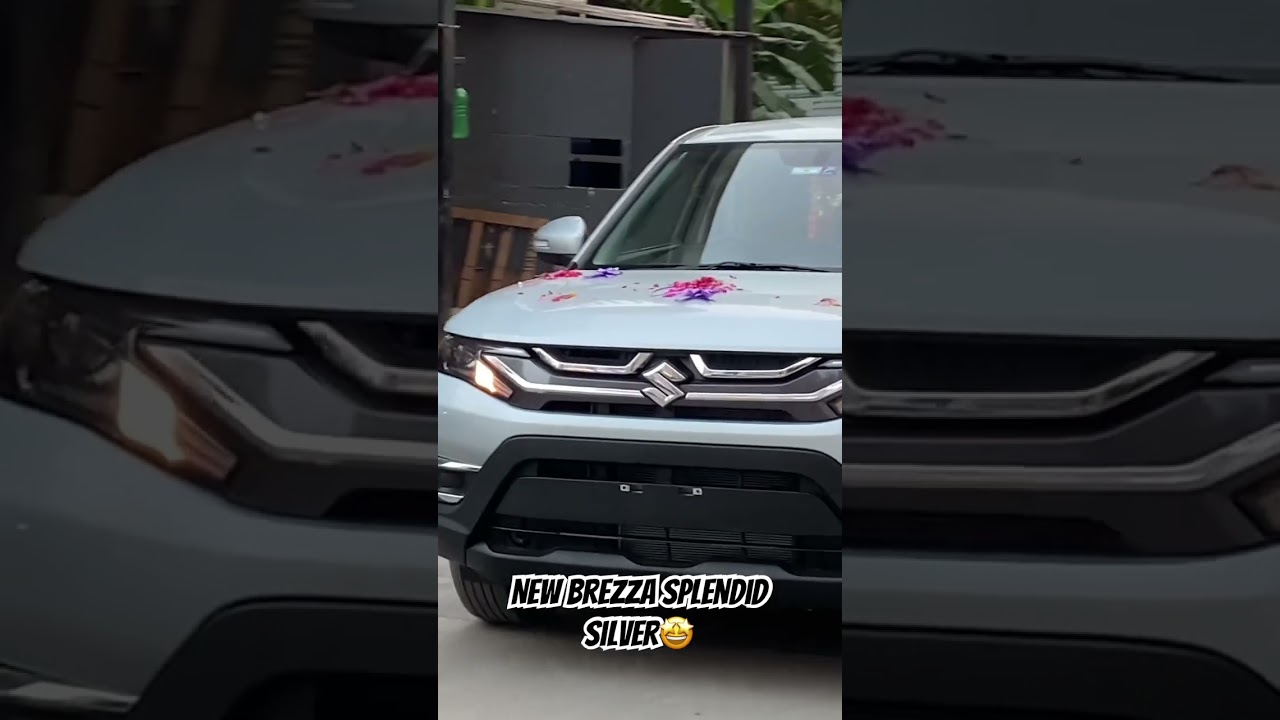 New Brezza 2023 Splendid Silver 🤩