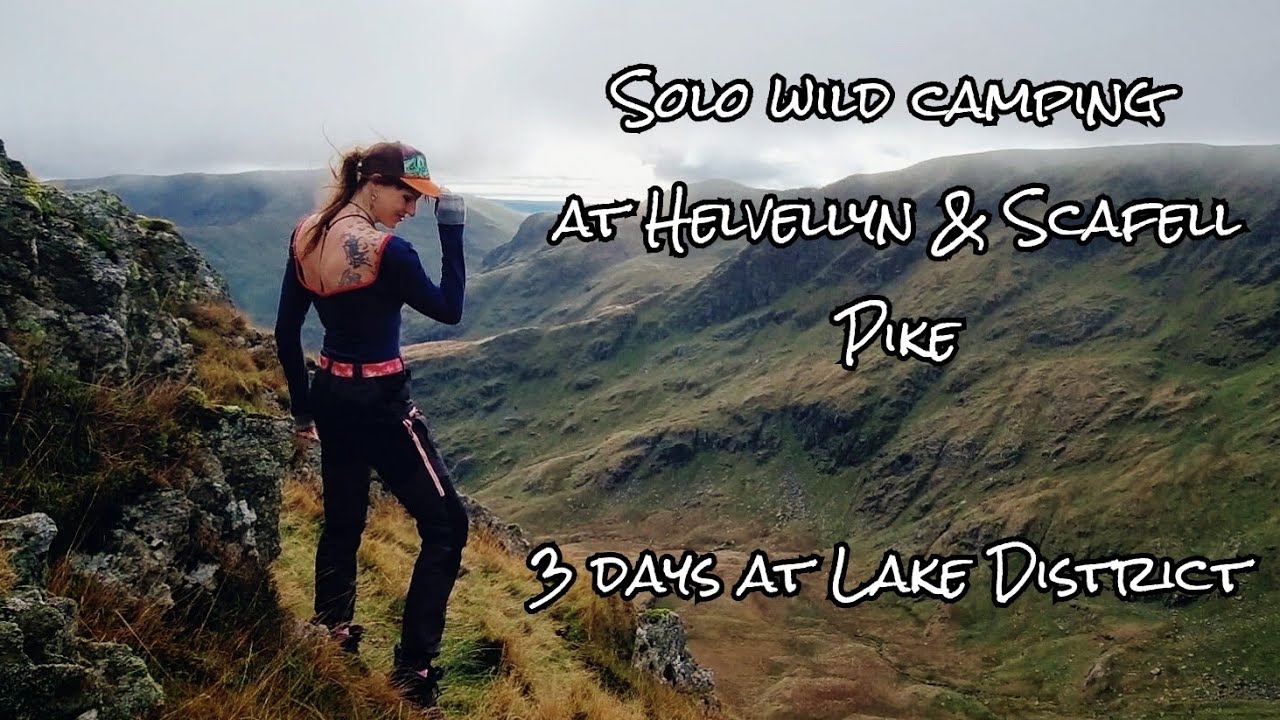 Solo wild camping at Helvellyn & Scafell Pike #wildcamping #lakedistrict #hikeuk #adventure