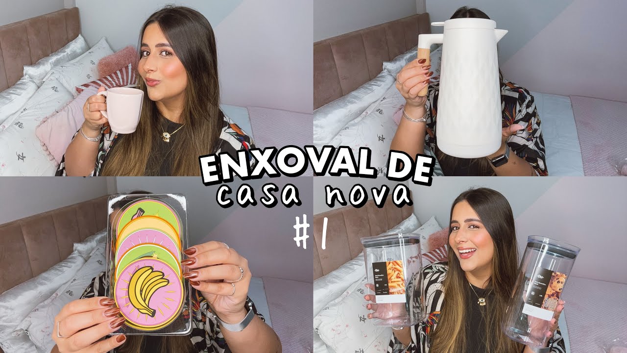 MEU ENXOVAL DE CASA NOVA #1 | Primeiras comprinhas e presentes