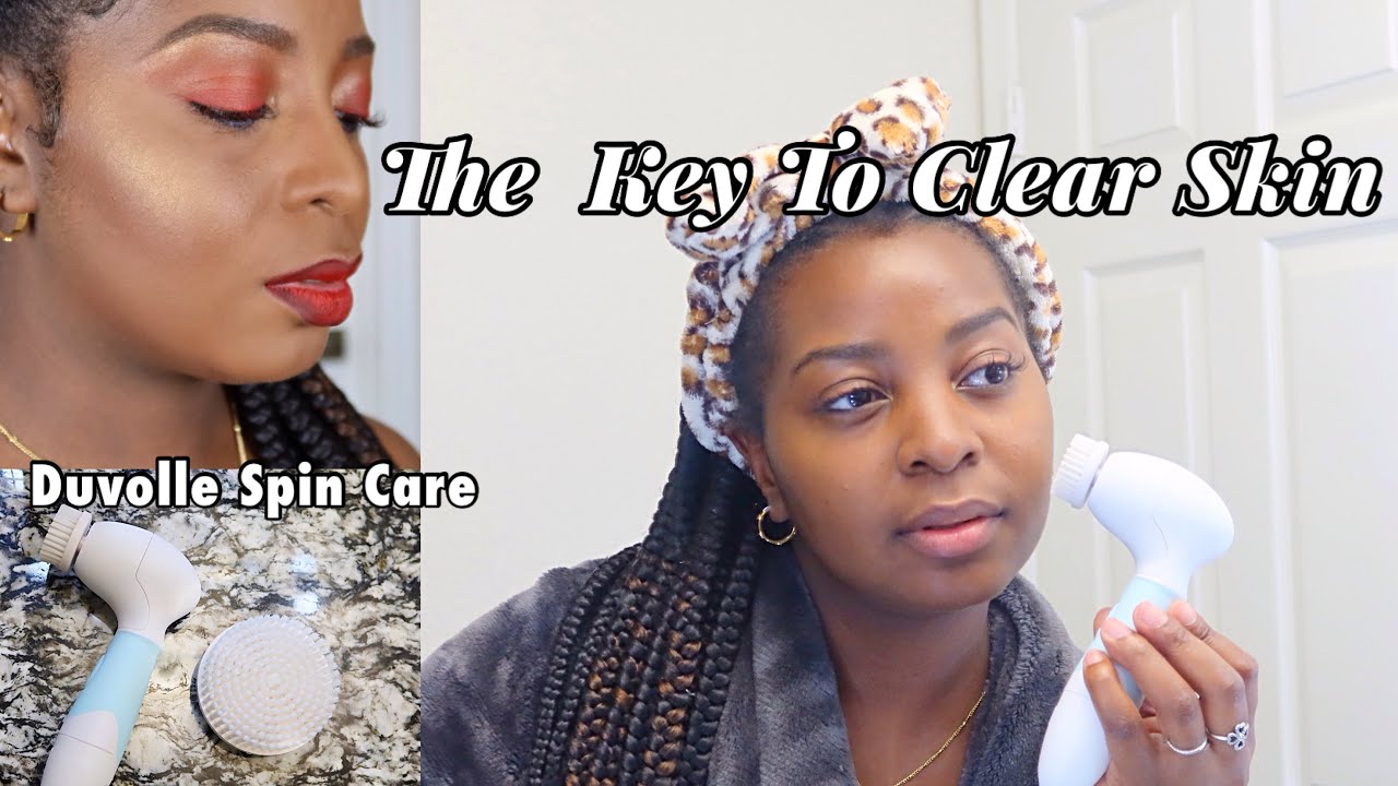 3 STEPS TO CLEAR SKIN | DUVOLLE Spin Care System | #duvolle #skincare #clearskin