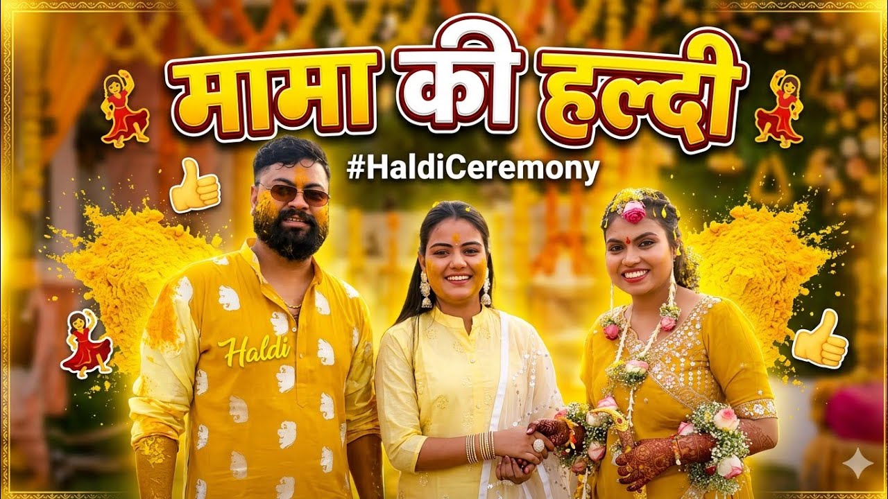 #haldivlog...||😎to aj hui mama ki haldi...😍🤗@PriyaRawatVlog12 