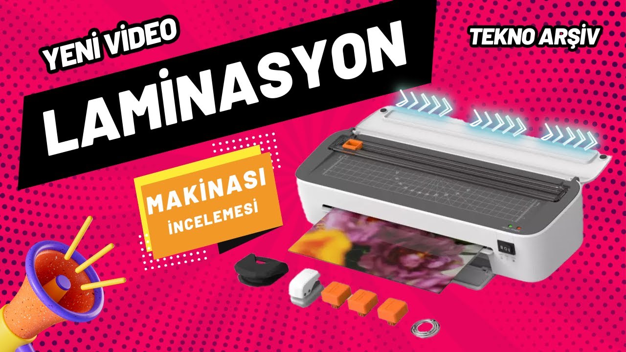 Laminasyon Kaplama Makinası  &  PVC Kaplama Makinası #KRAF #inceleme #unboxing #elektronik #tools