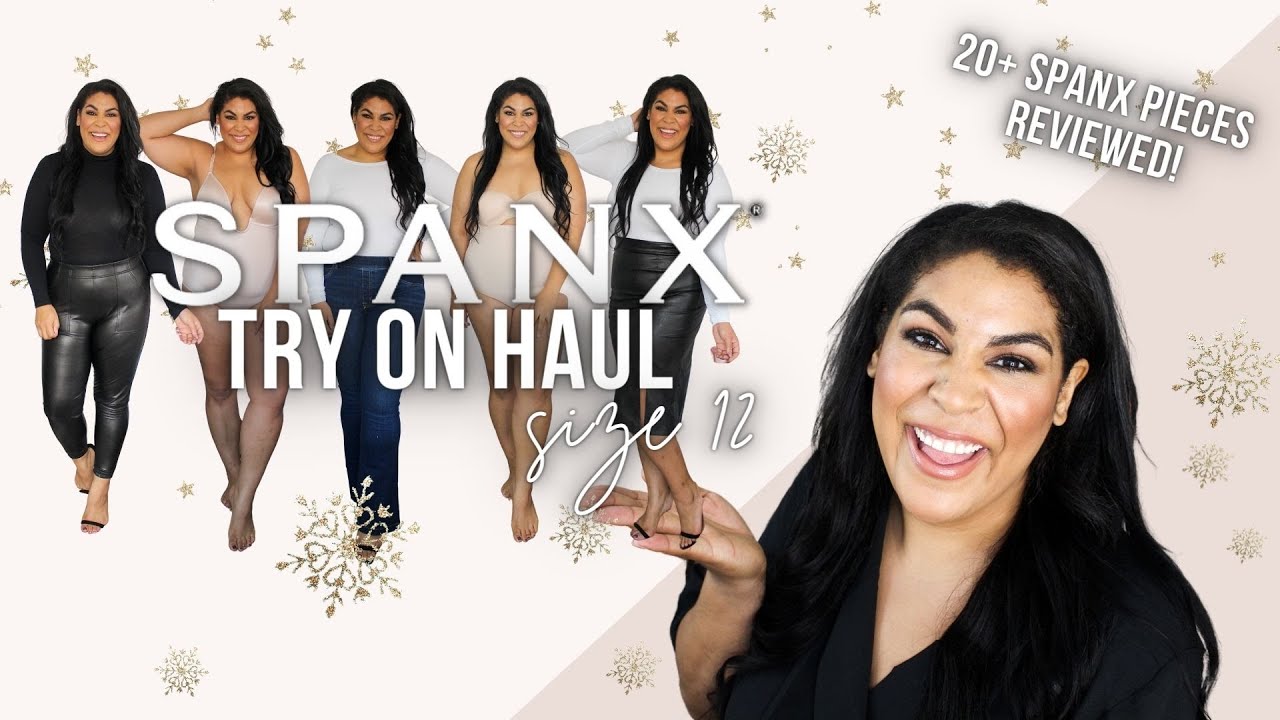 Примерка трусиков SPANX, размер 12 | Полный обзор SPANX | Примерка разных трусиков SPANX | queenc...
