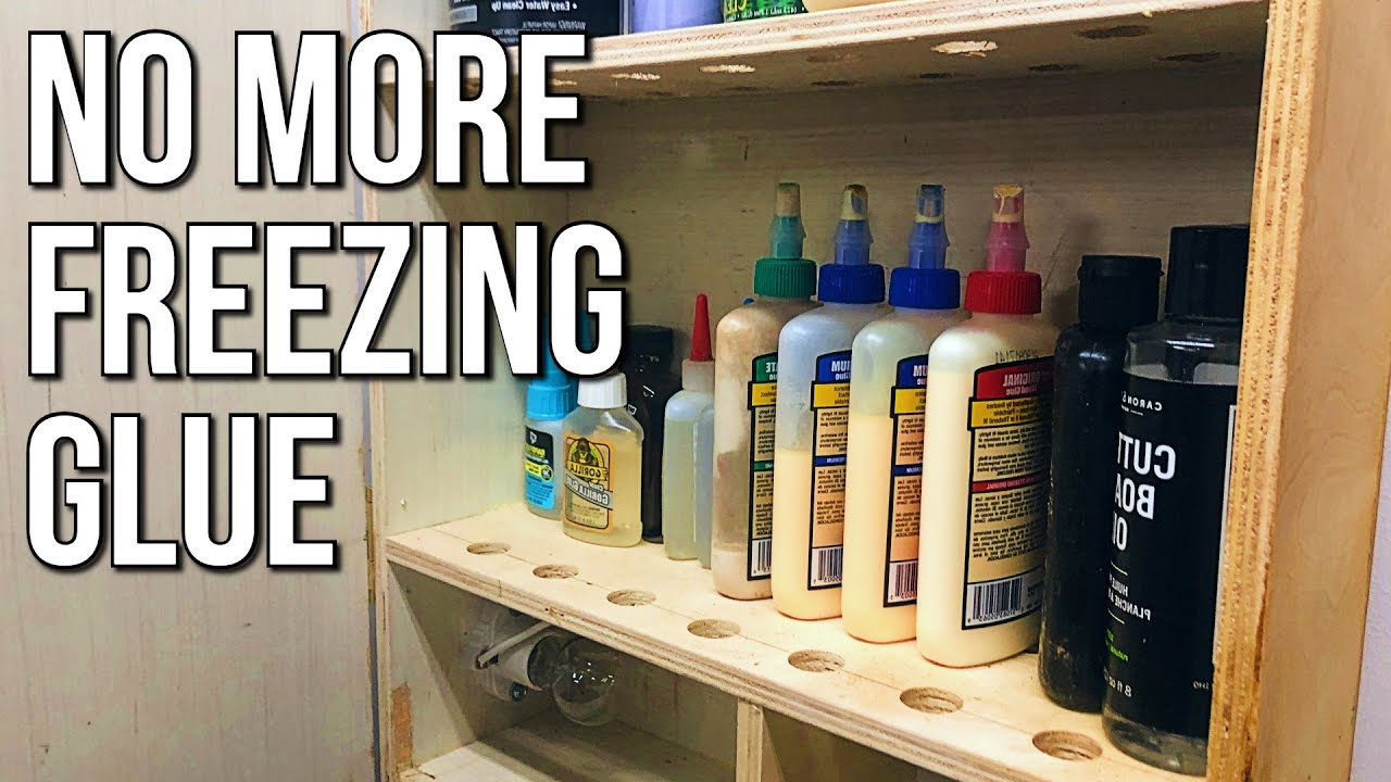 How I Keep Glue From Freezing - Shop Vlog #4
