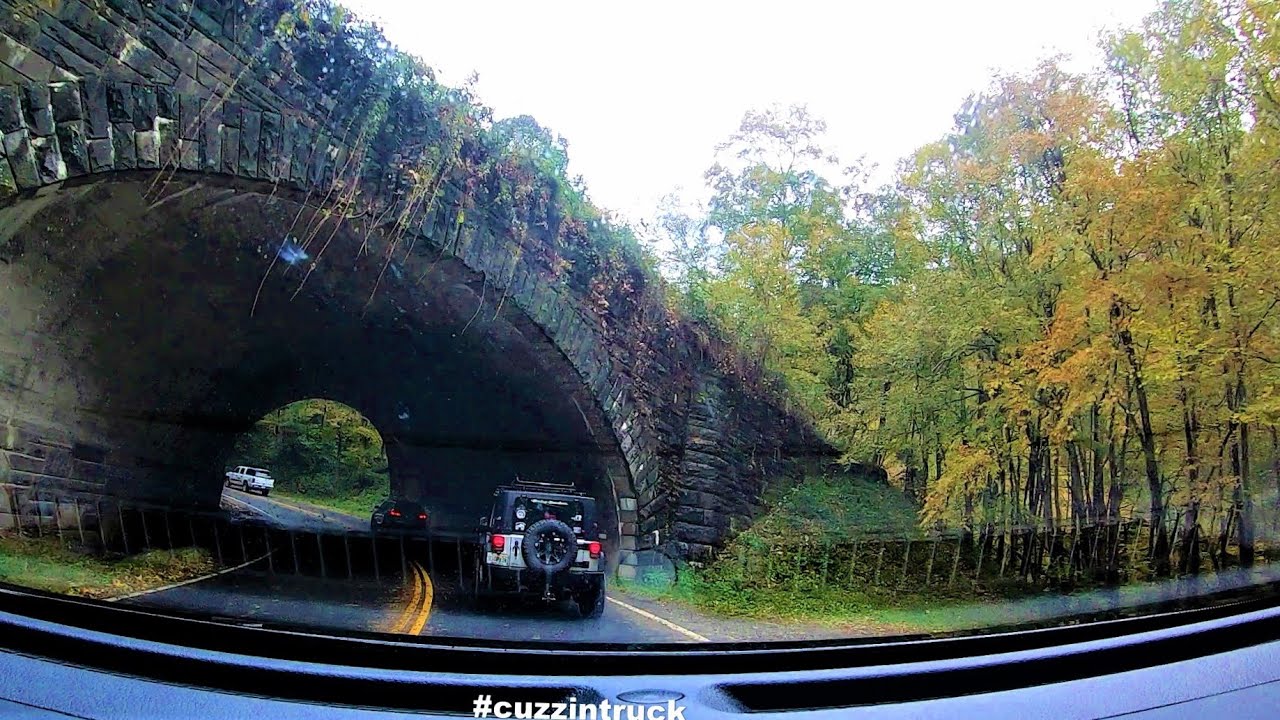 Great Smoky Mountains drive from Gatlinburg, TN to Asheville, NC