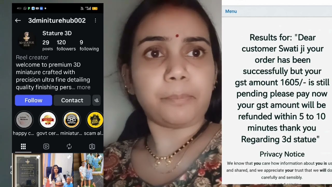मेरे साथ हुआ ₹----का फ्रॉड |😭#InstagramFraud #OnlineScam #FakeSeller #FraudAwareness#YouTubeShorts