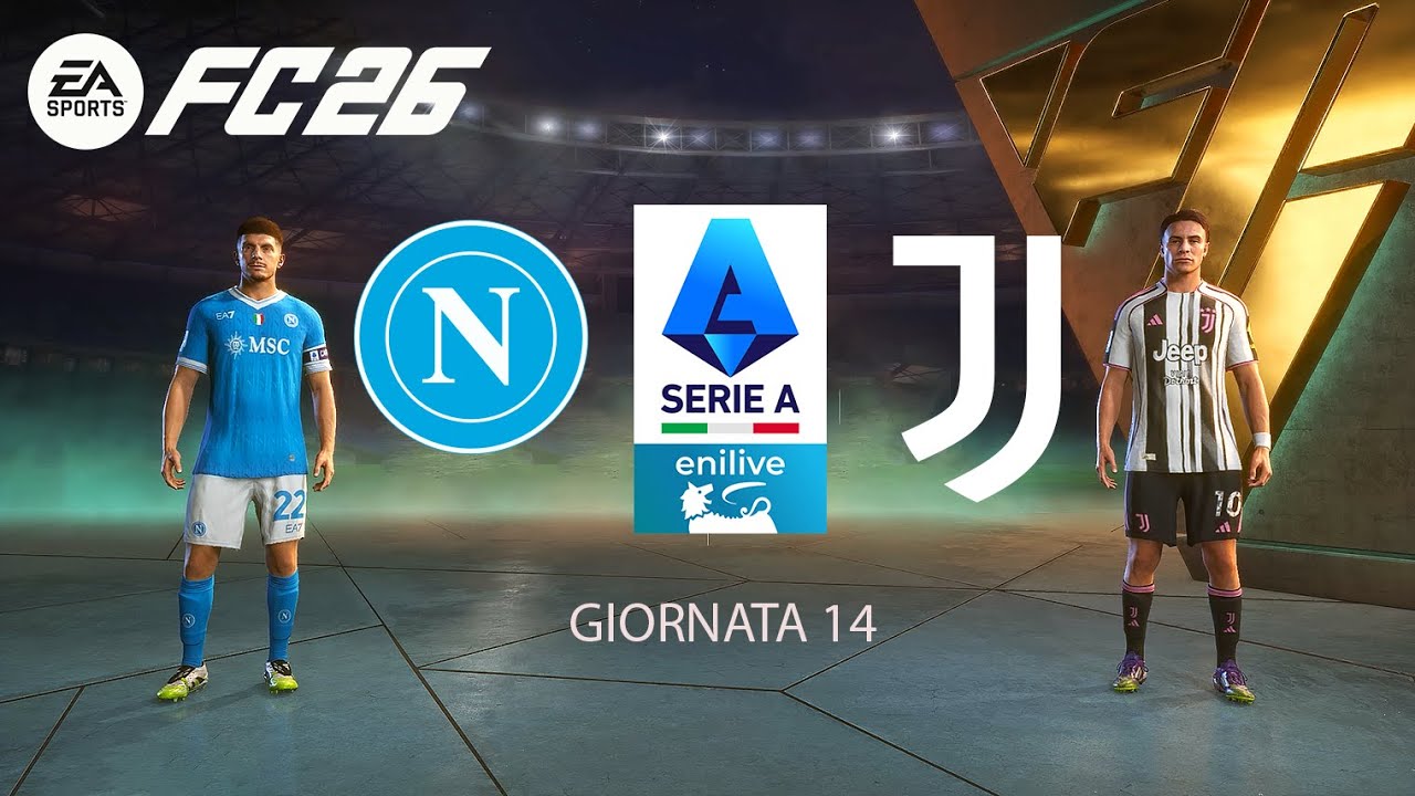 FC 26 - NAPOLI vs JUVENTUS | Serie A 2025/26 Giornata 14 – Competitor Mode