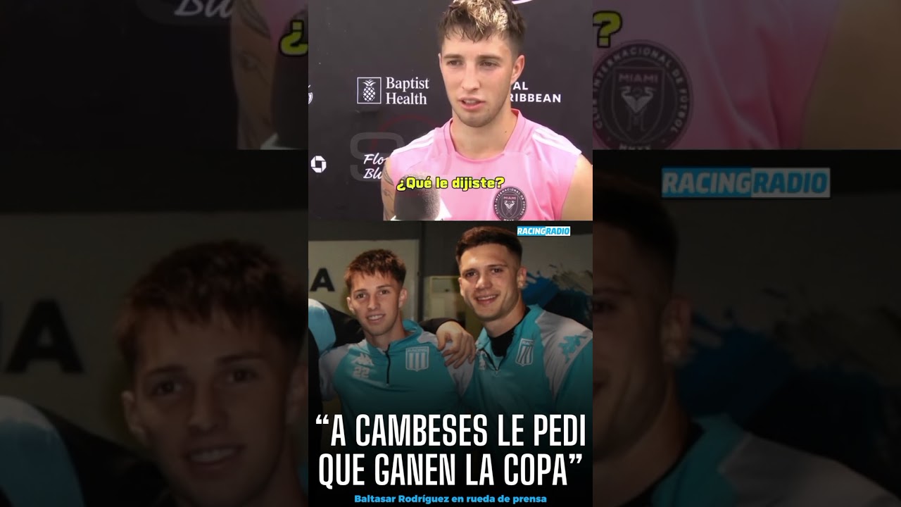 El pedido de Baltasar Rodr&iacute;guez para sus ex compa&ntilde;eros de Racing