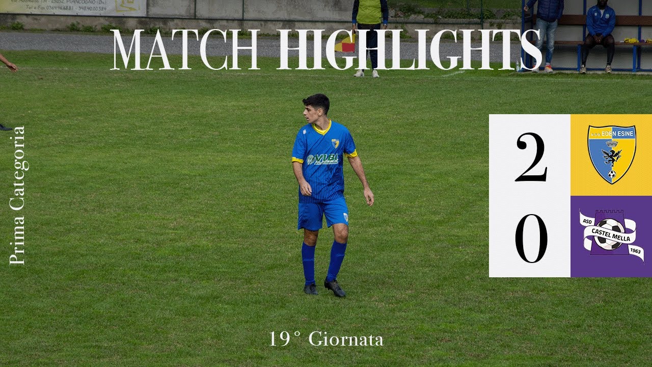 HIGHLIGHTS | Eden Esine - Castelmella 1963 2-0 | 1° Categoria | Girone F | 19° Giornata