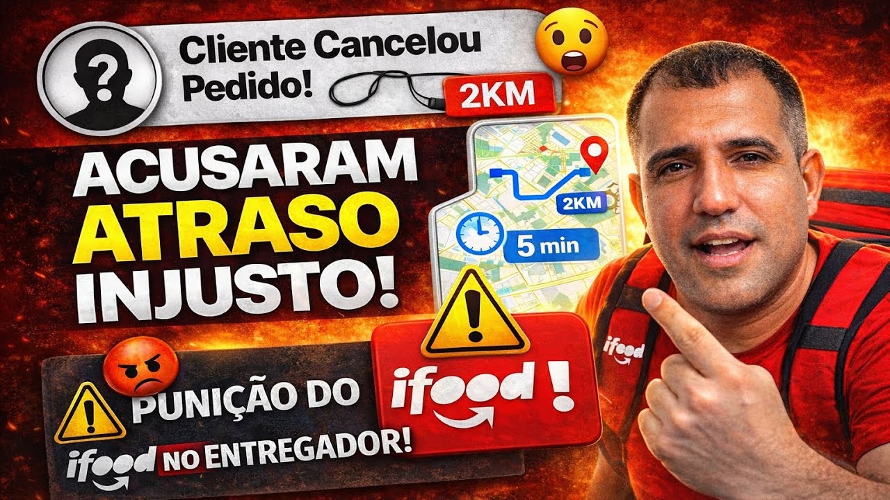 🥇 Cliente Cancelou e o iFood Me Acusou de Atraso! ISSO É ABSURDO! 😡