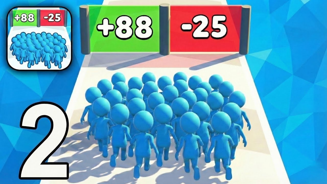 Count Masters: Crowd Runner 3D – Gameplay Walkthrough Part 2 - Tutorial & Crowd (Android & iOS)