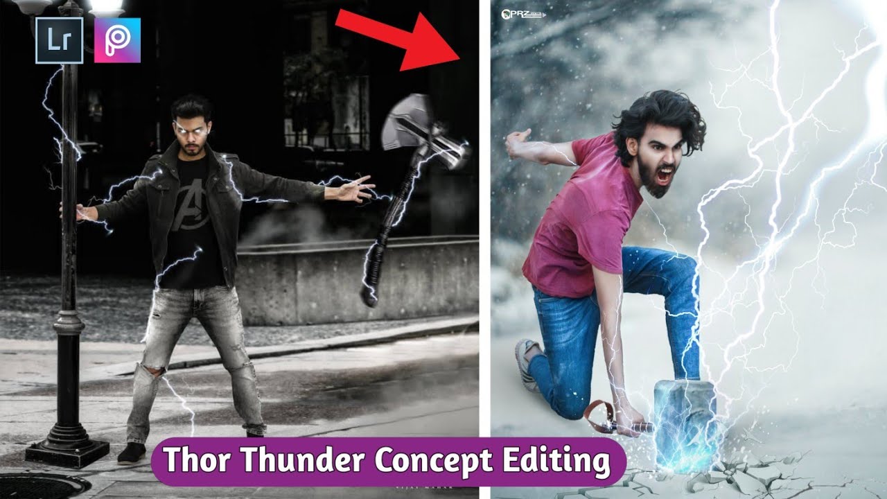 Thor Thunder Concept Editing By PRZ Edits in Picsart Lightroom SH=2