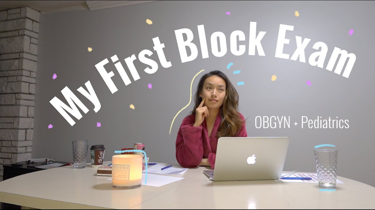 Vlog: Studying for my Block Exam #1 (OBGYN + PEDIATRICS) | MED SCHOOL