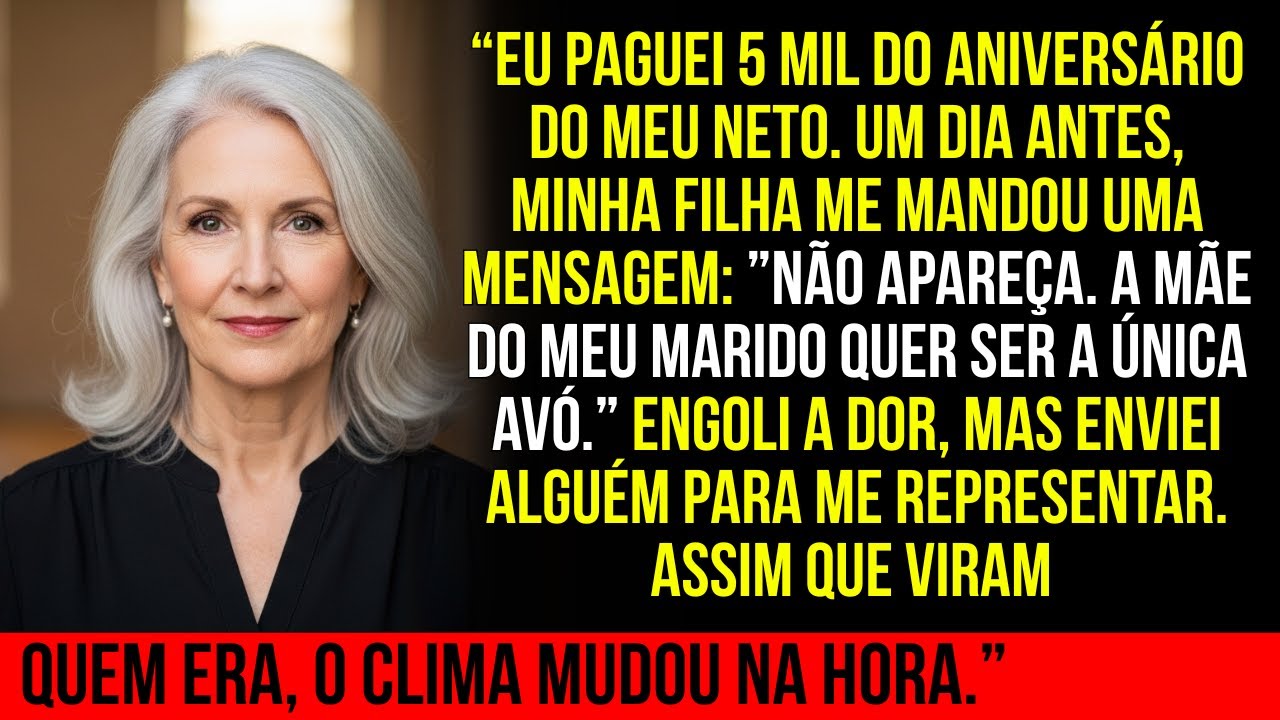Paguei 5 mil e fui excluída do aniversário do meu neto — o final surpreendeu