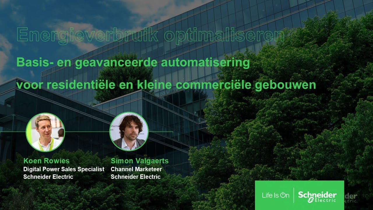 Webinar: Basis en geavanceerde automatiseringsoplossingen in gebouwen